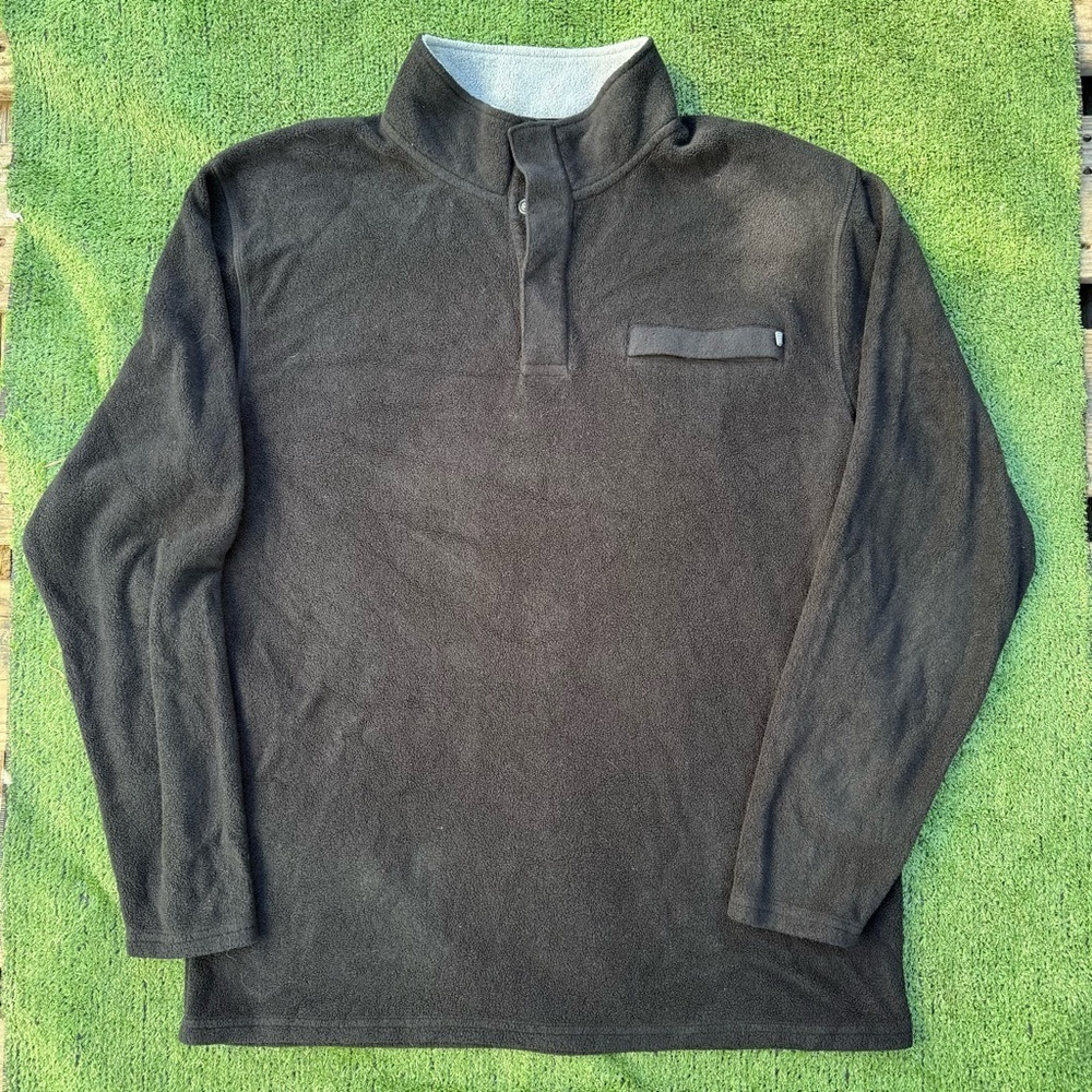 Free Fly Black Quarter-Zip Fleece Pullover, size XL - Picture 1 of 6